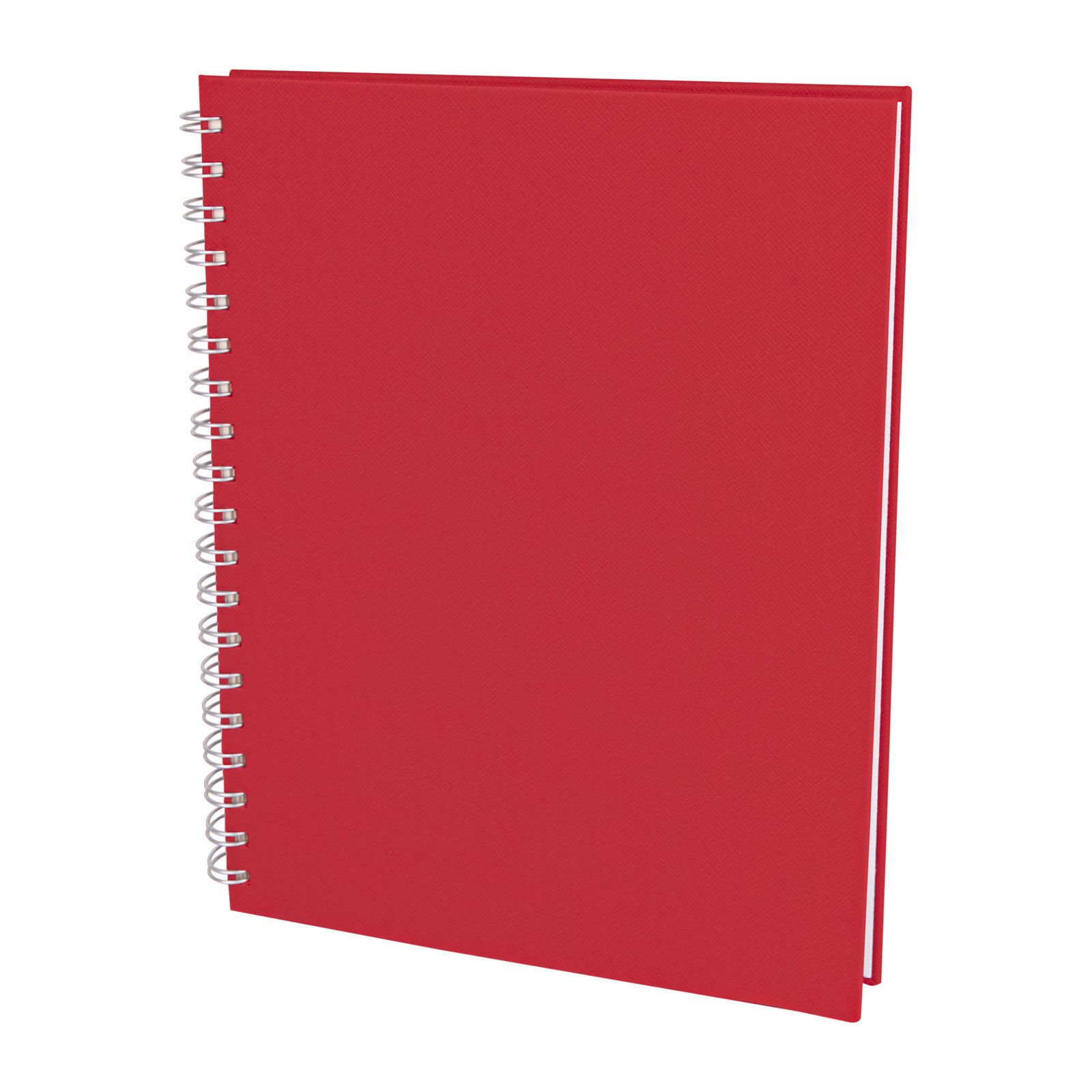 SEĞMENLER SİYAH KARELİ SPİRALLİ TARİHSİZ DEFTER (19X25 CM) Kırmızı