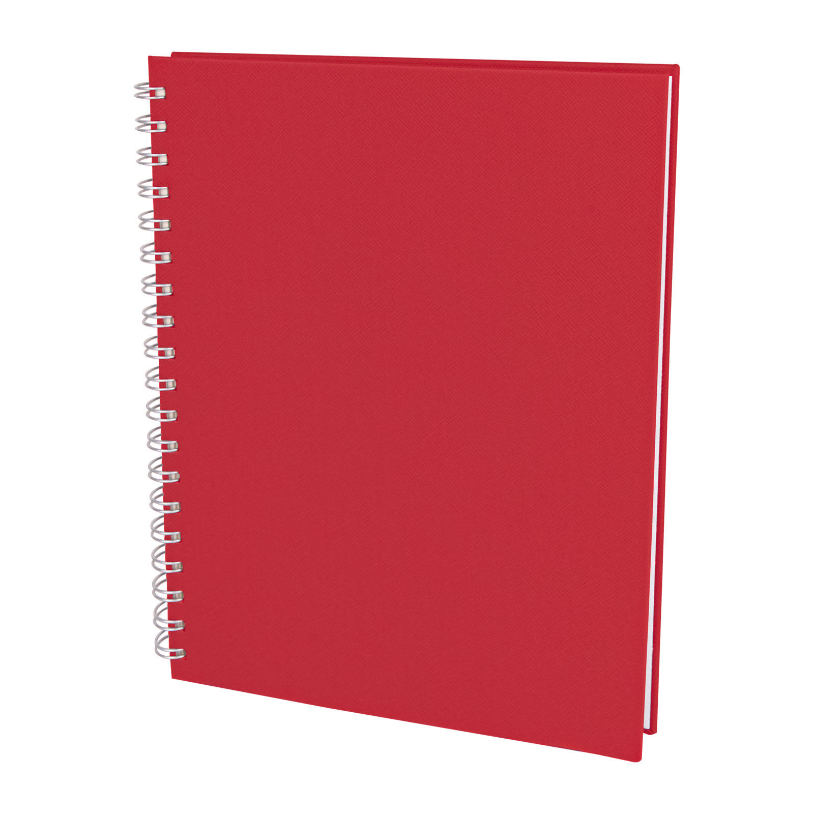 SEĞMENLER SİYAH KARELİ SPİRALLİ TARİHSİZ DEFTER (19X25 CM) Kırmızı