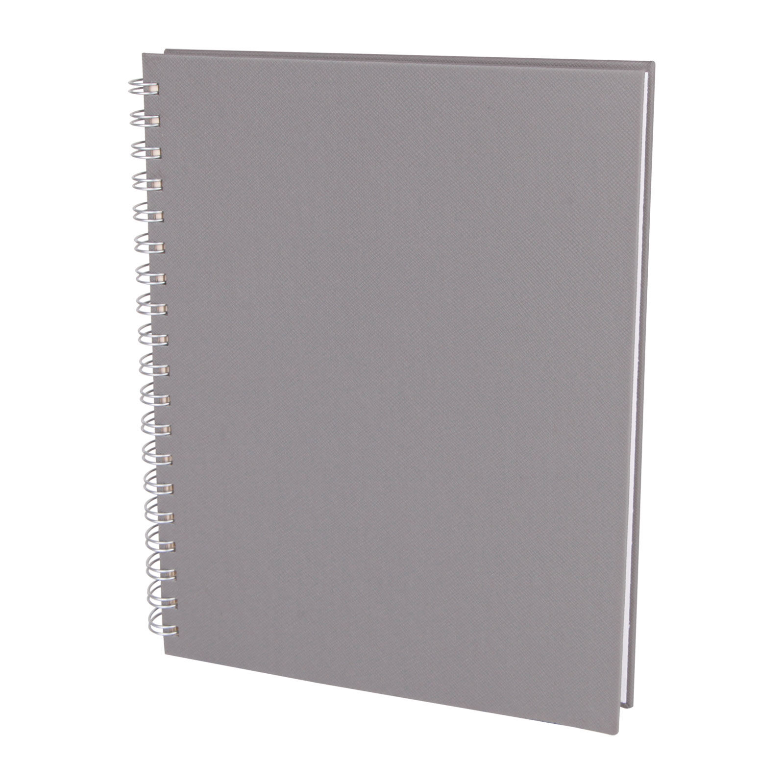 SEĞMENLER SİYAH KARELİ SPİRALLİ TARİHSİZ DEFTER (19X25 CM) Gri