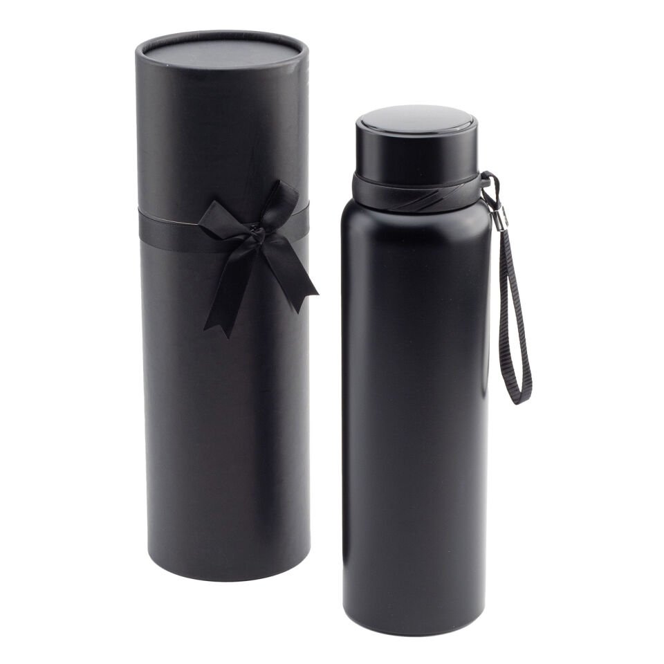 GÖYNÜK SİYAH 1000 ML DERECELİ TERMOS