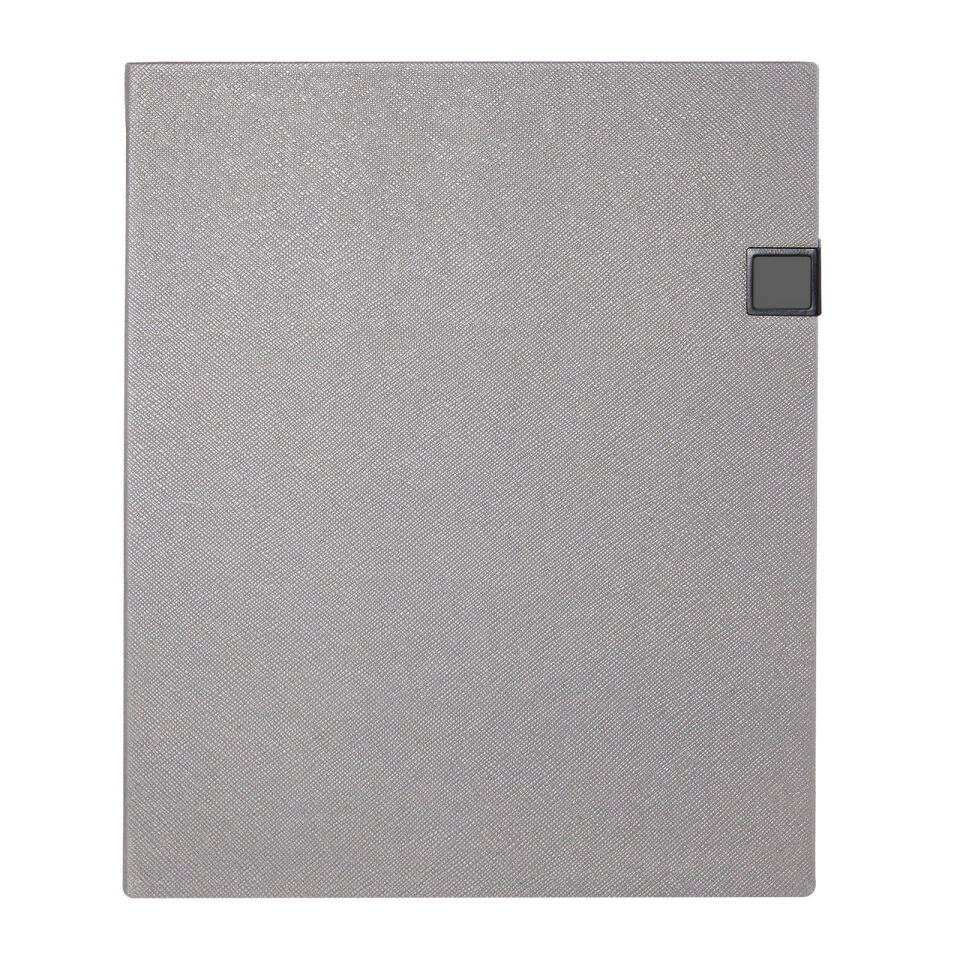 ESAT SİYAH TARİHSİZ DEFTER Gri - 19X25 CM