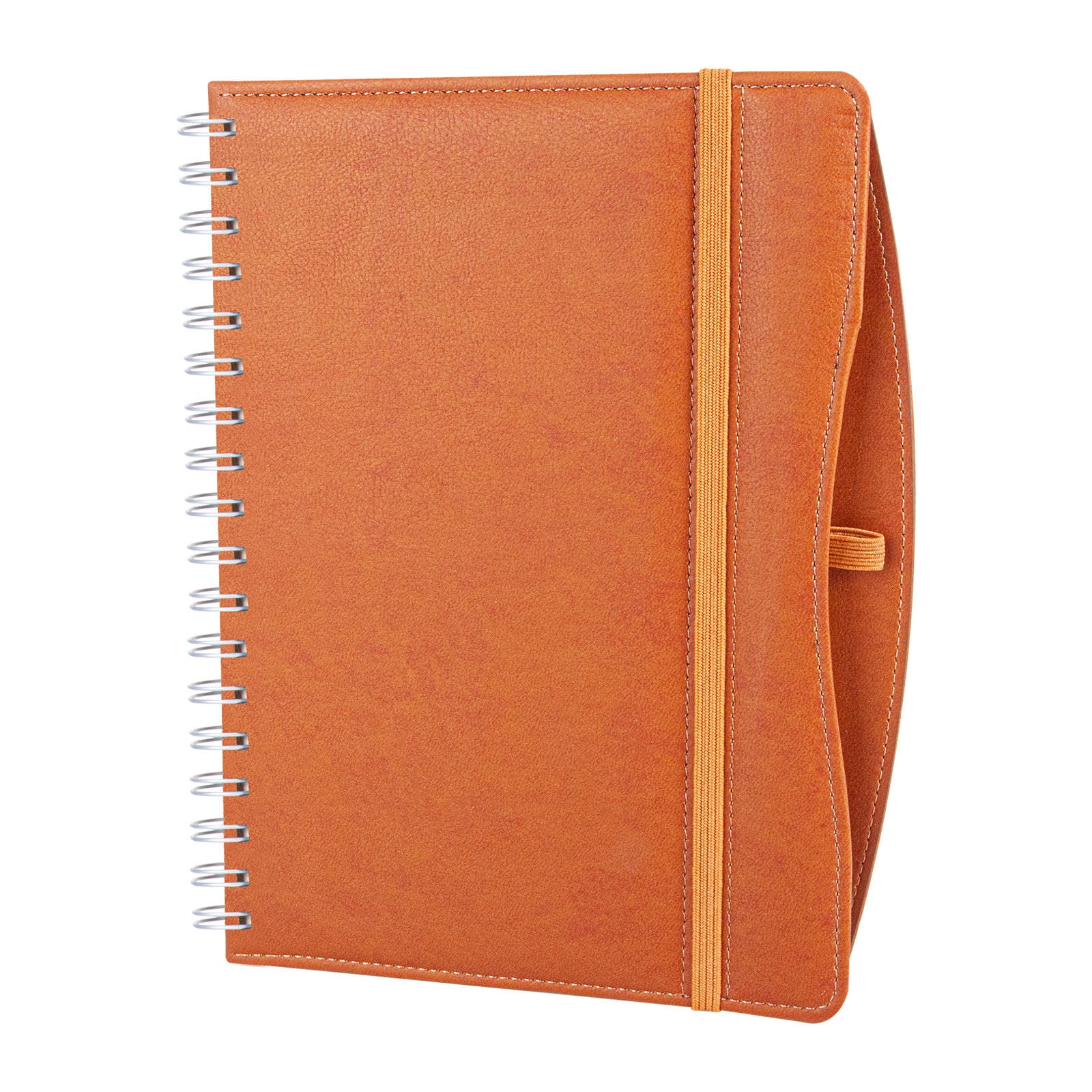 İVEDİK SİYAH SPİRALLİ TARİHLİ AJANDA Taba - 17X24 CM