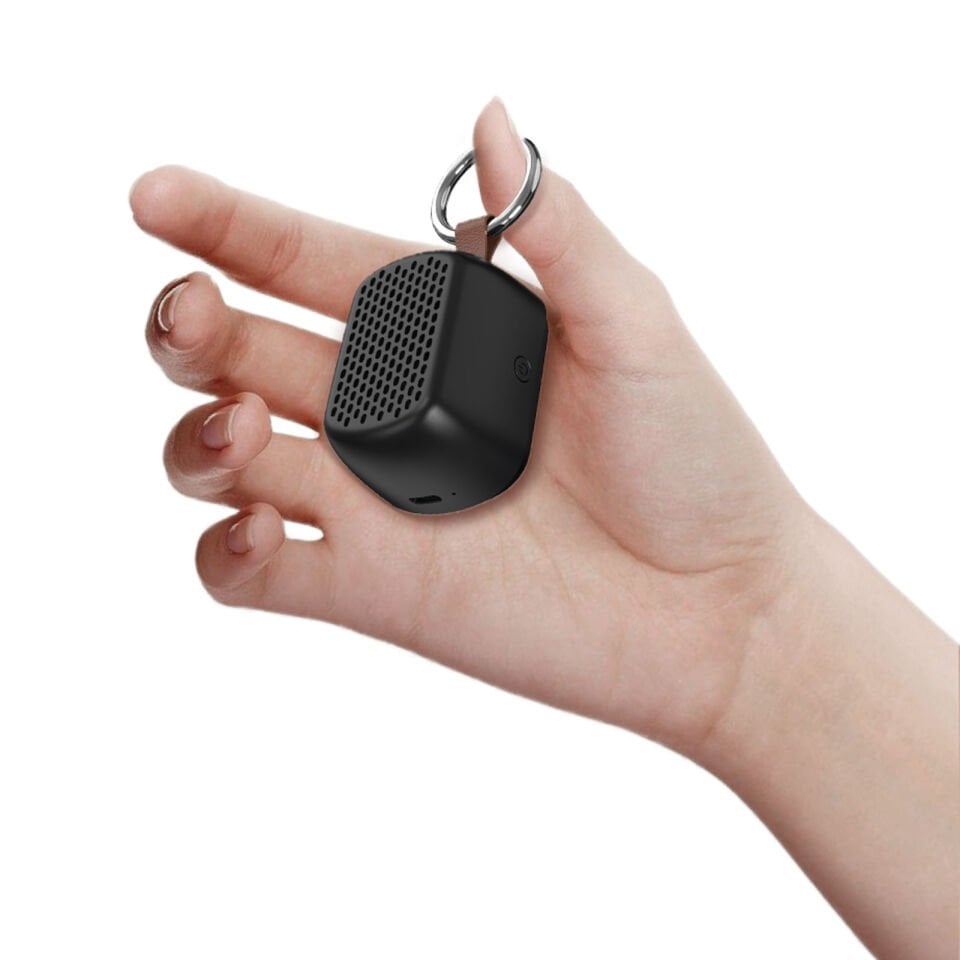 AVAZ SİYAH BLUETOOTH MIKNATISLI IŞIKLI HOPARLÖR