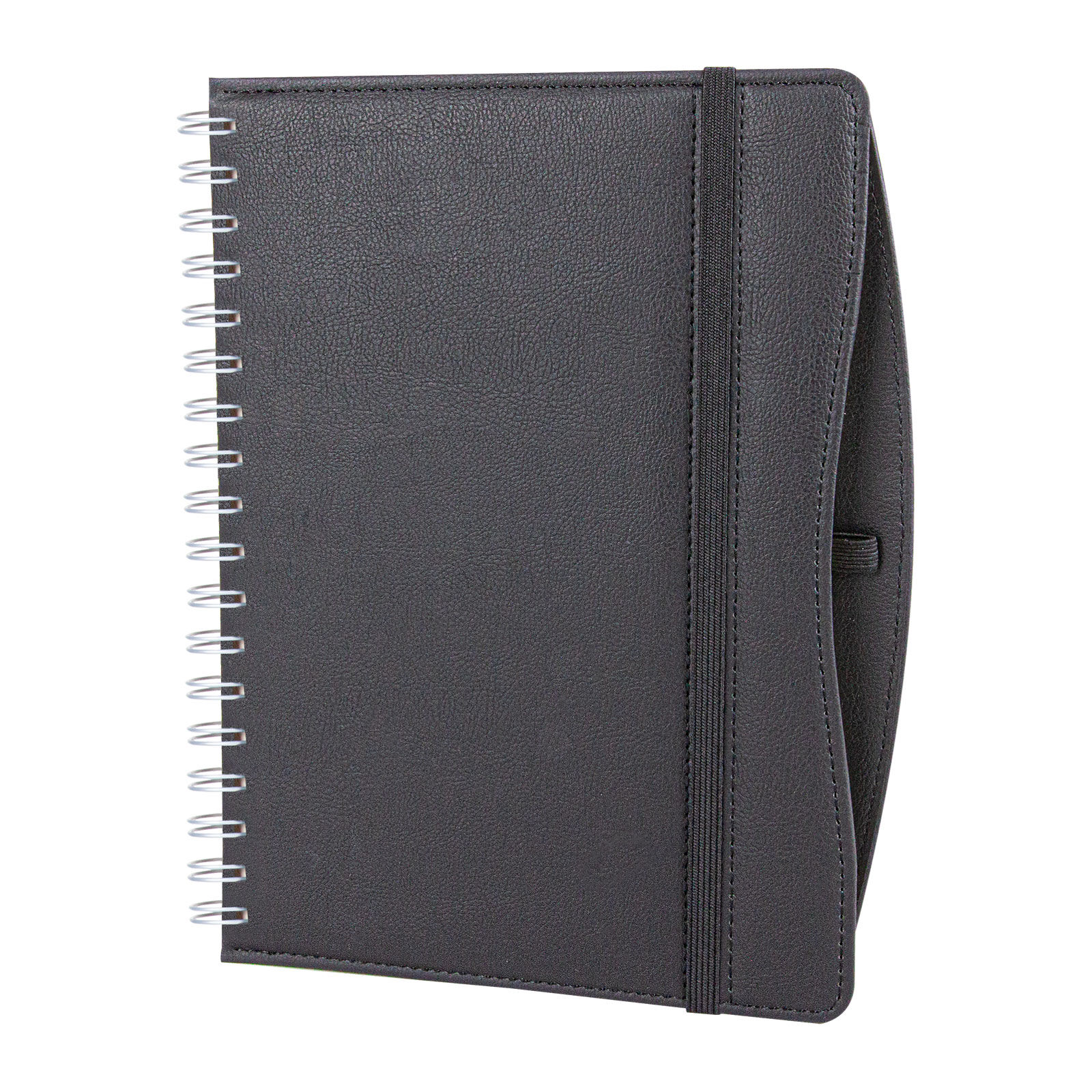 İVEDİK SİYAH SPİRALLİ TARİHLİ AJANDA Siyah - 17X24 CM
