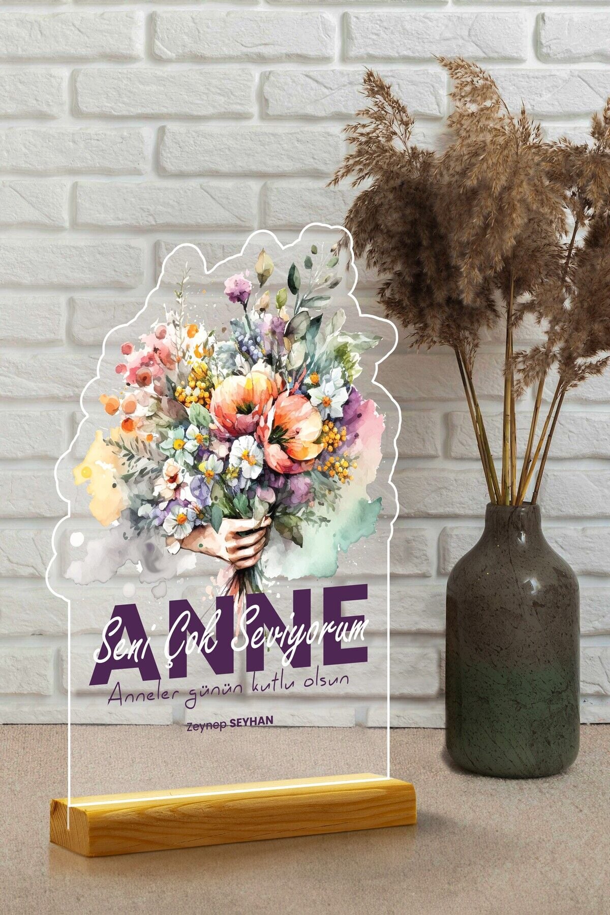 Anneler Günü Özel Hediye Pleksi Seti, Doğum Günü, Özel Gün Kişiye Özel Pleksi Seti