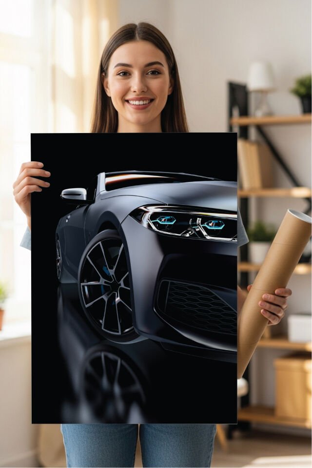 Spor Otomobil Poster Modelleri - Performans Seri 6 70x100 cm - Model 4 - 200 gr