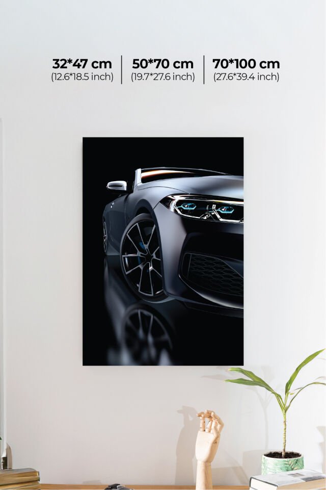 Spor Otomobil Poster Modelleri - Performans Seri 6 70x100 cm - Model 4 - 200 gr