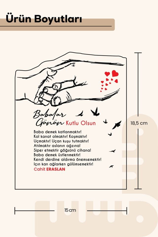 Babalar Gününe Özel Hediye Pleksi Seti, Kişiselleştirilebilir Özel Gün Pleksi Seti