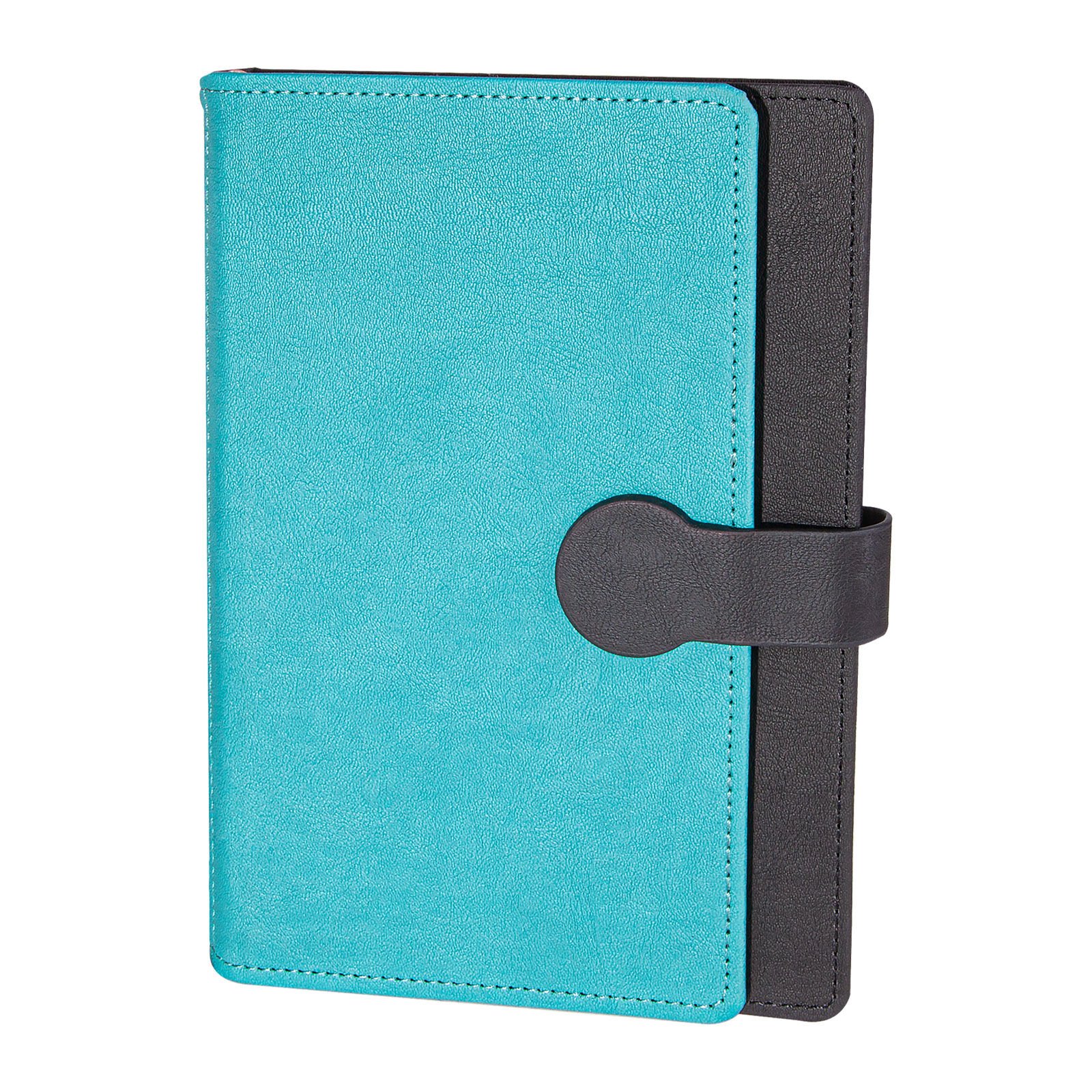 SARAY SİYAH TARİHSİZ DEFTER (15X21 CM) Turkuaz