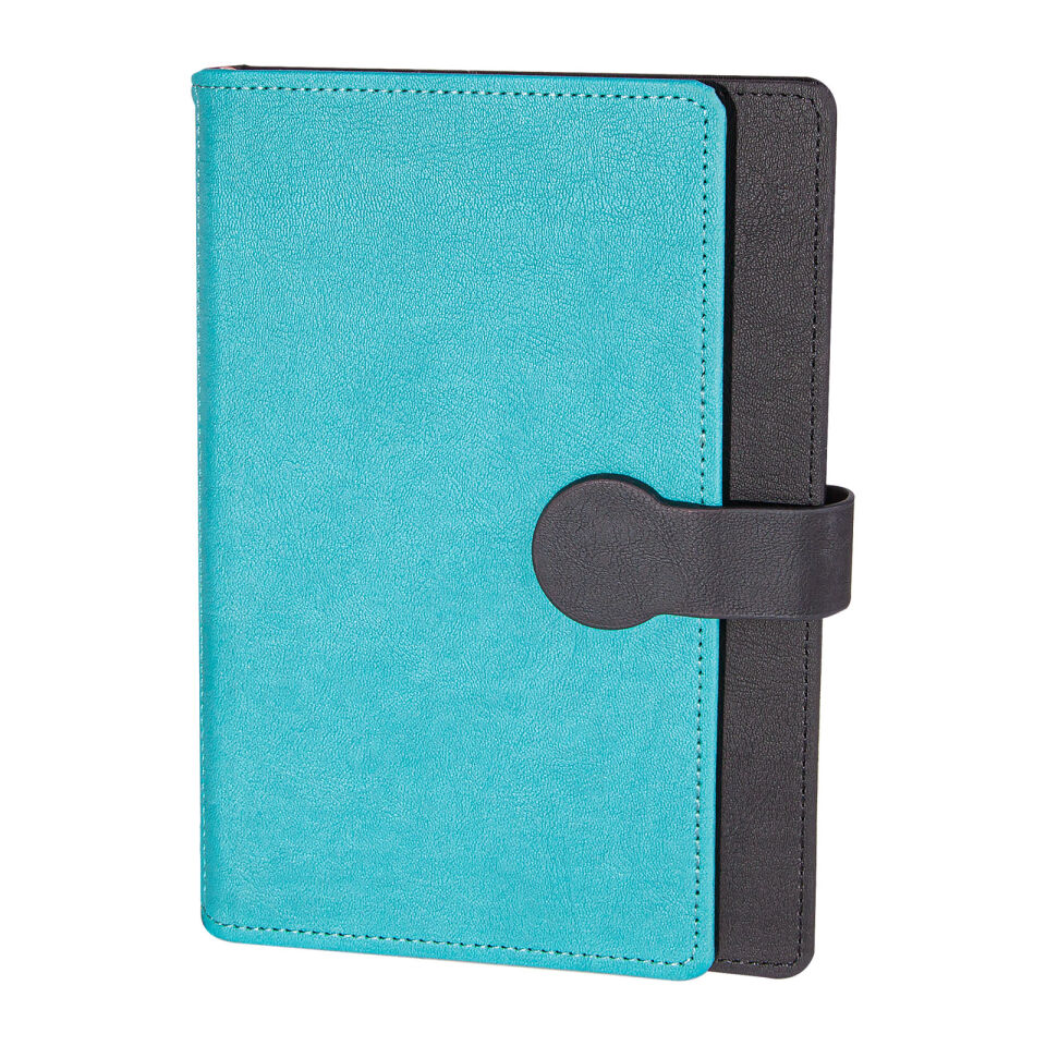 SARAY SİYAH TARİHSİZ DEFTER (15X21 CM) Turkuaz