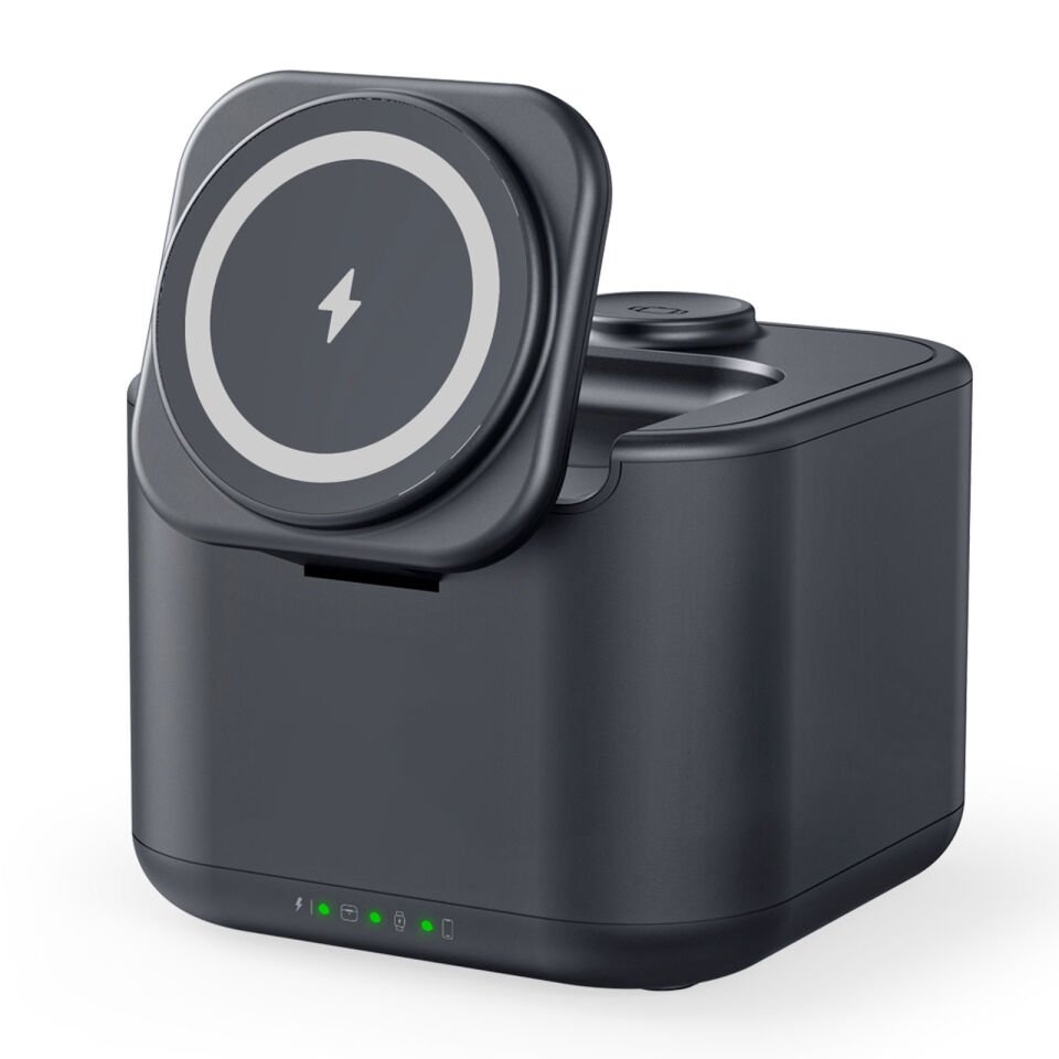 LOTUS SİYAH HOPARLÖR VE WIRELESS SARJ STANDI