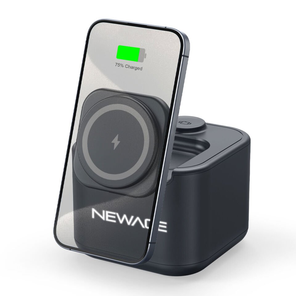 LOTUS SİYAH HOPARLÖR VE WIRELESS SARJ STANDI