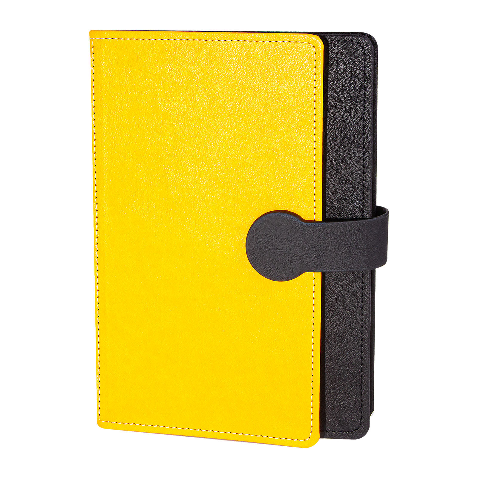SARAY SİYAH TARİHSİZ DEFTER (15X21 CM) Sarı