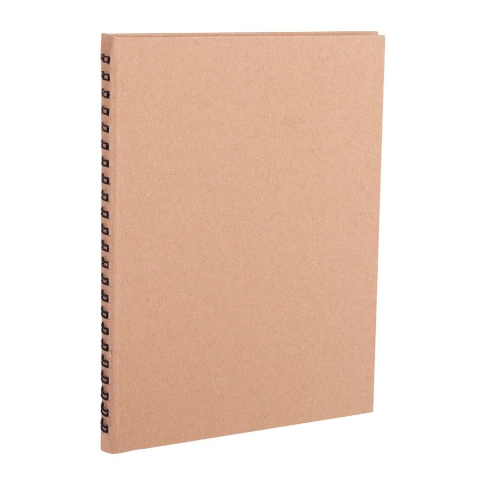 BASINEVLERİ KRAFT SPİRALLİ TARİHSİZ DEFTER (15X21 CM)