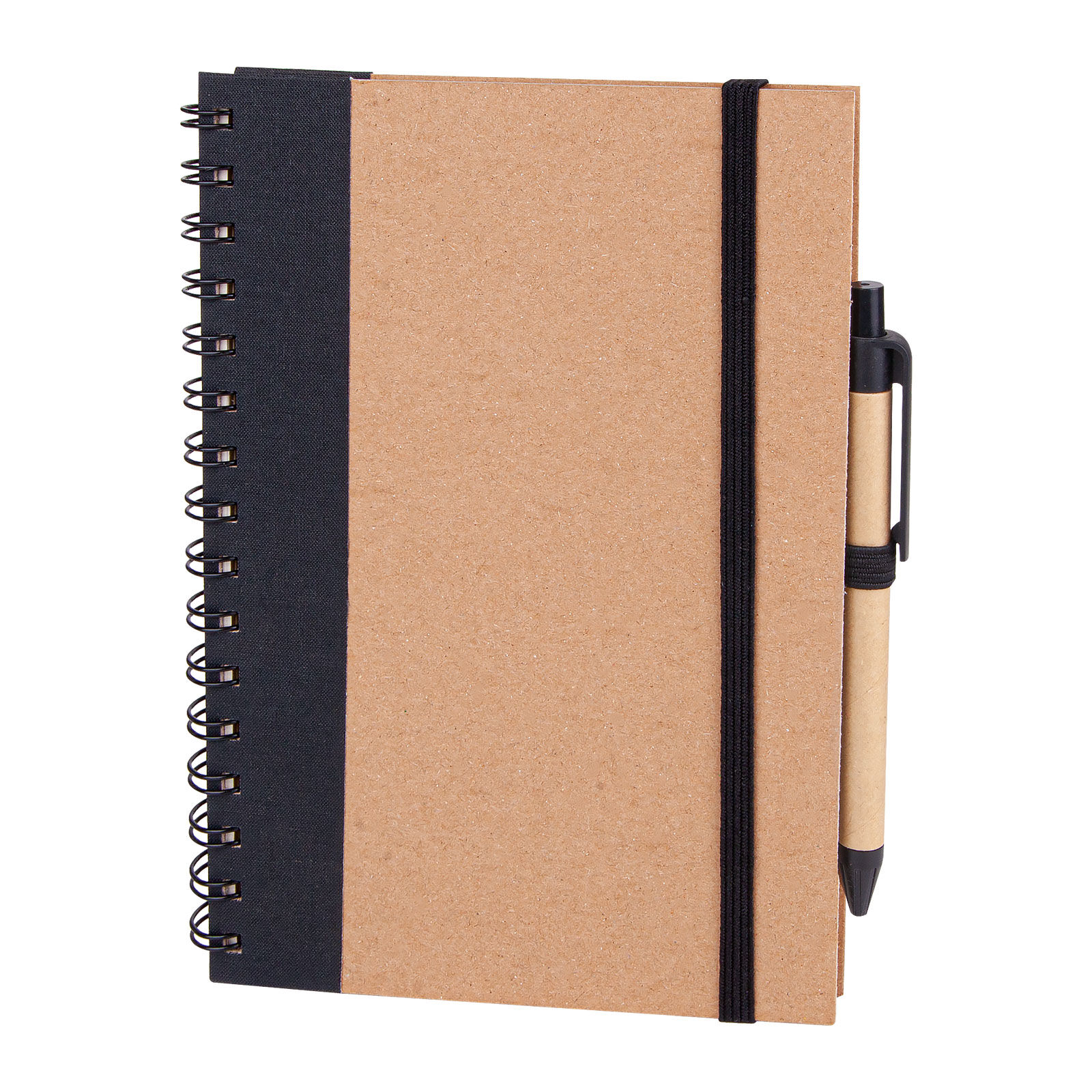 PURSAKLAR SİYAH SPİRALLİ TARİHSİZ DEFTER Siyah - 15x21 CM