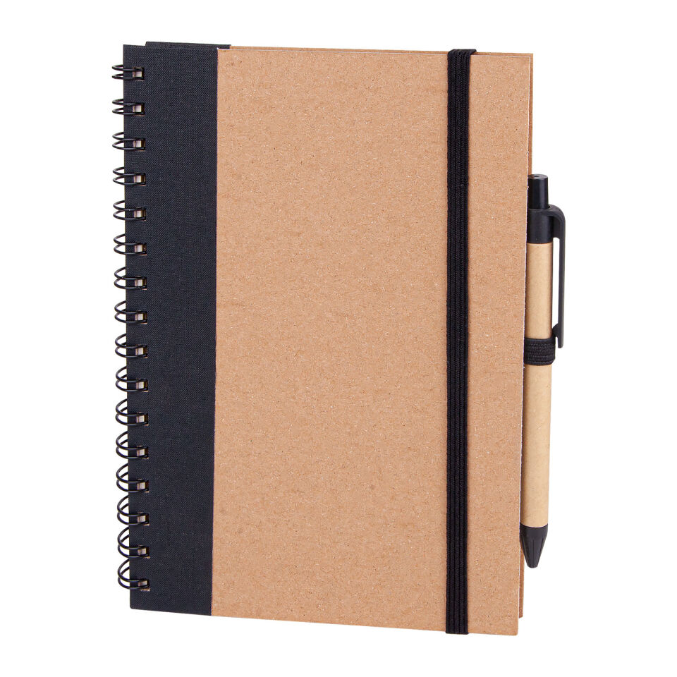 PURSAKLAR SİYAH SPİRALLİ TARİHSİZ DEFTER Siyah - 15x21 CM