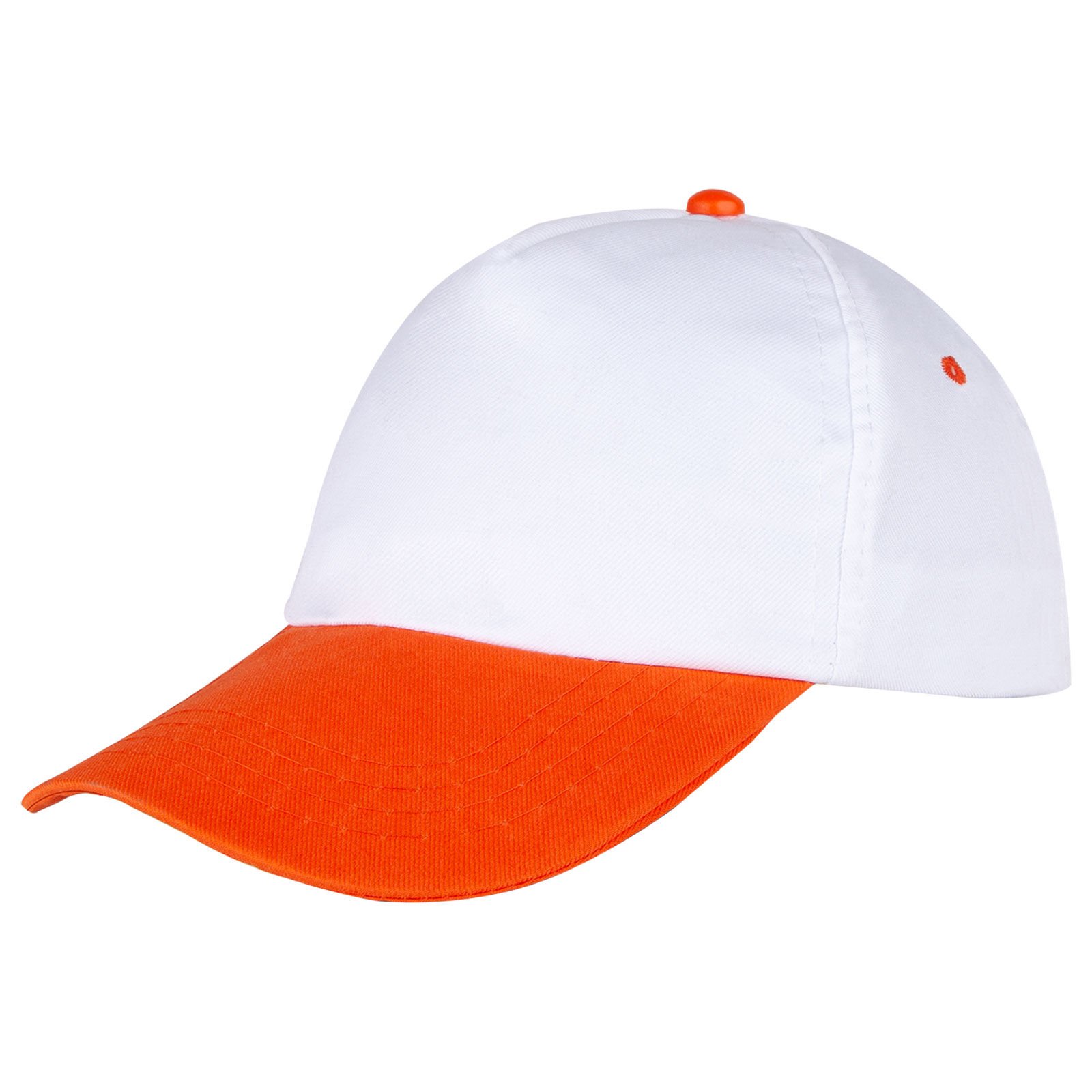 PAPATYA SİYAH POLYESTER ŞAPKA Beyaz - Turuncu