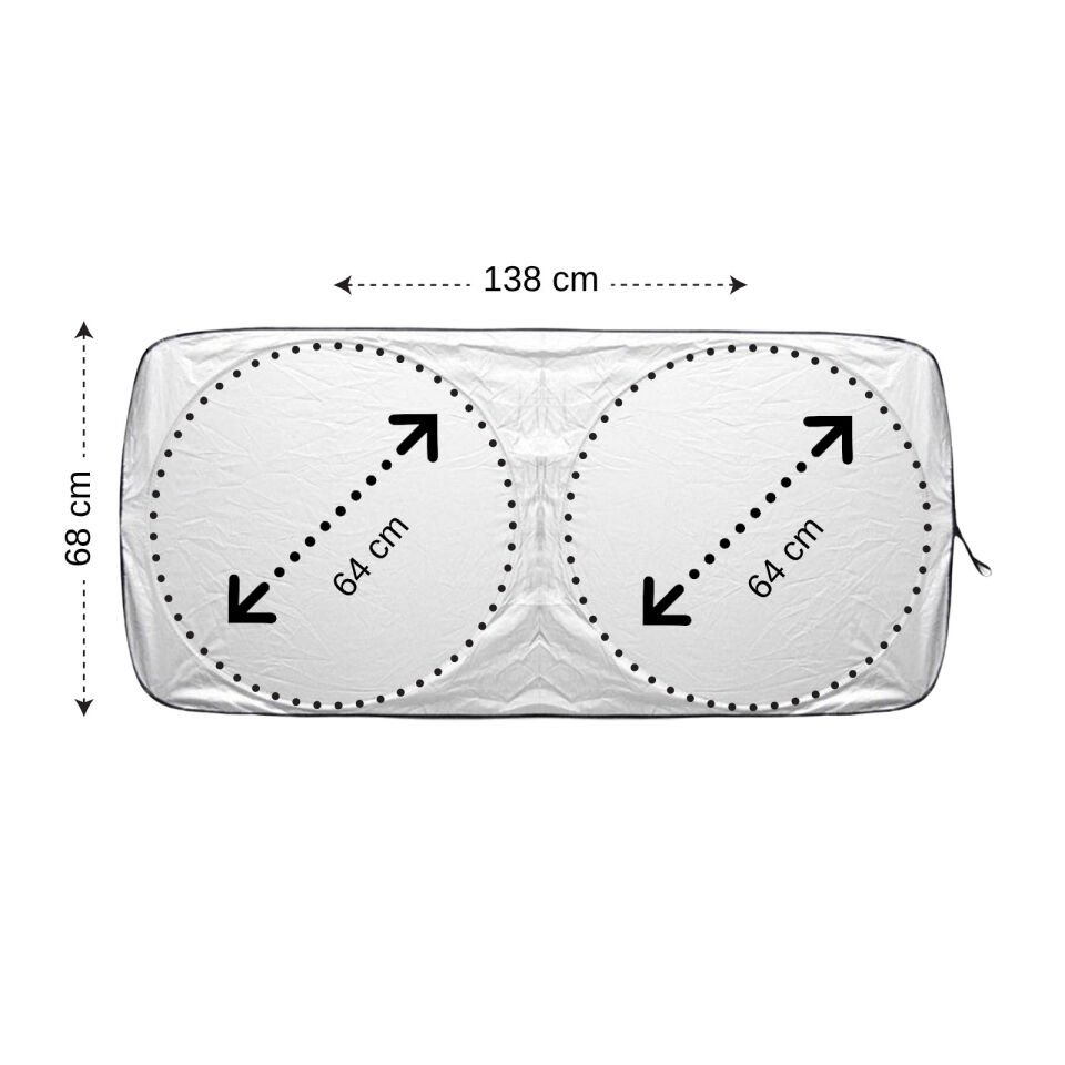 DATÇA KATLANABİLİR OTO GÜNEŞLİK