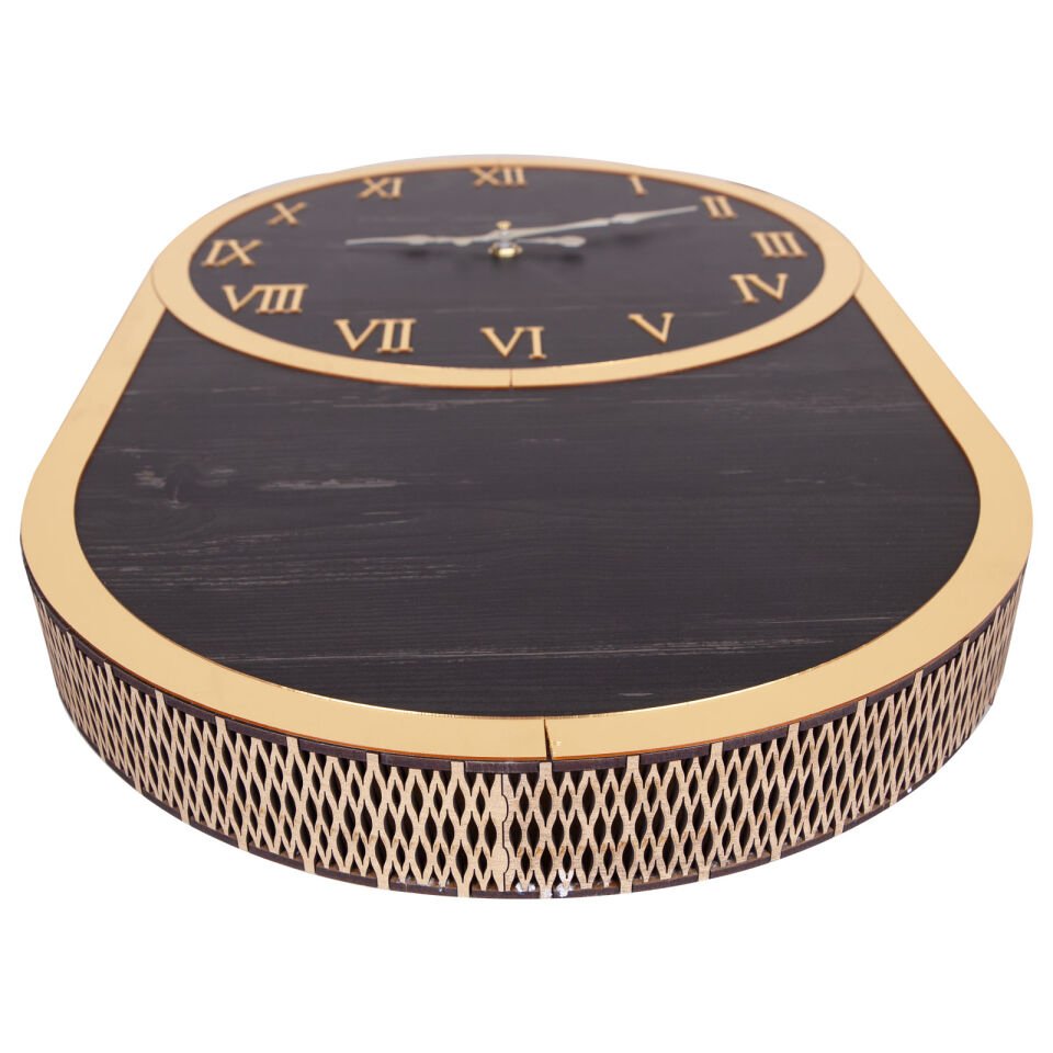 ORİON AHŞAP KASA DUVAR SAATİ (300X500 MM)