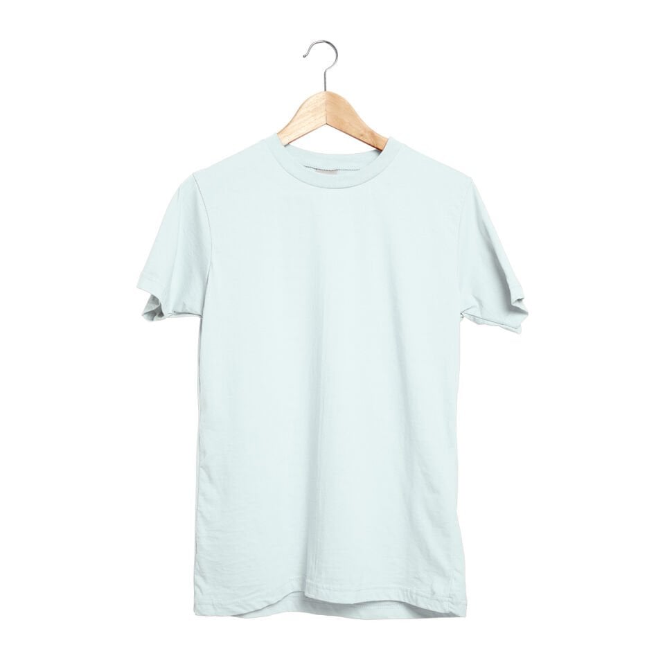 GARDENYA SIFIR YAKA TİŞÖRT Beyaz - XL