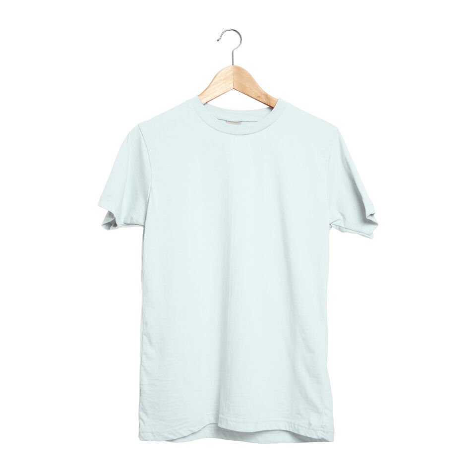 GARDENYA SIFIR YAKA TİŞÖRT Beyaz - XL