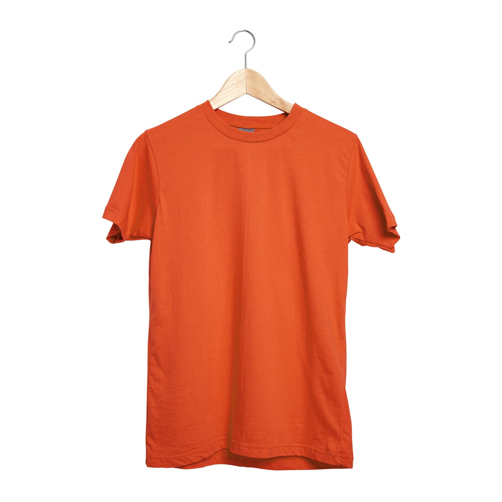 GARDENYA SIFIR YAKA TİŞÖRT Turuncu - S