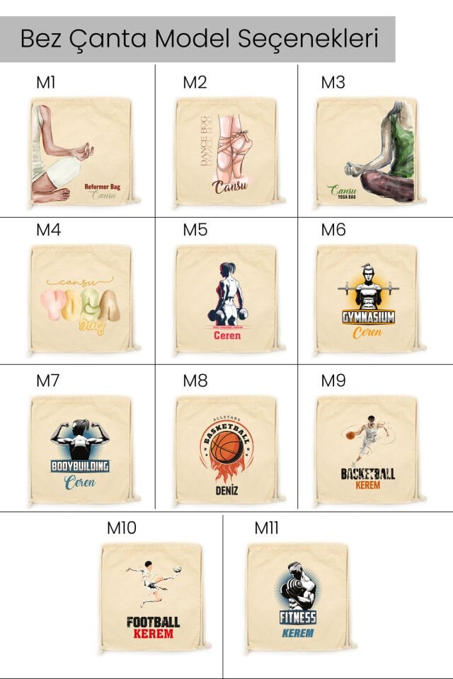 Kişiye Özel Pamuk Peştamal ve Spor Çanta Seti , Özelleştirilebilir Spor Çanta Seti İsme Özel
