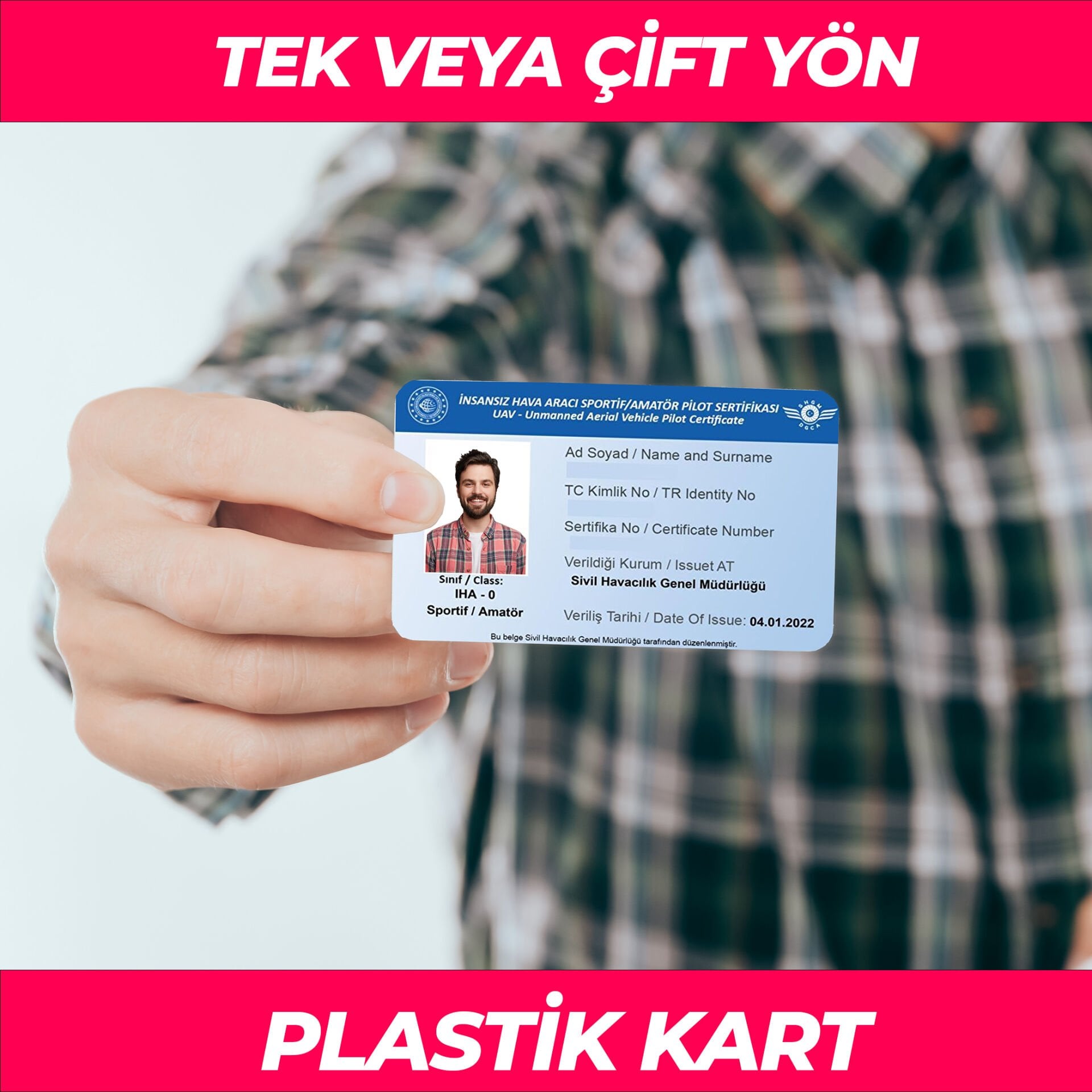 Özel Baskılı Plastik Kart – Tekli ve Çif Yönlü Baskı Seçenekli