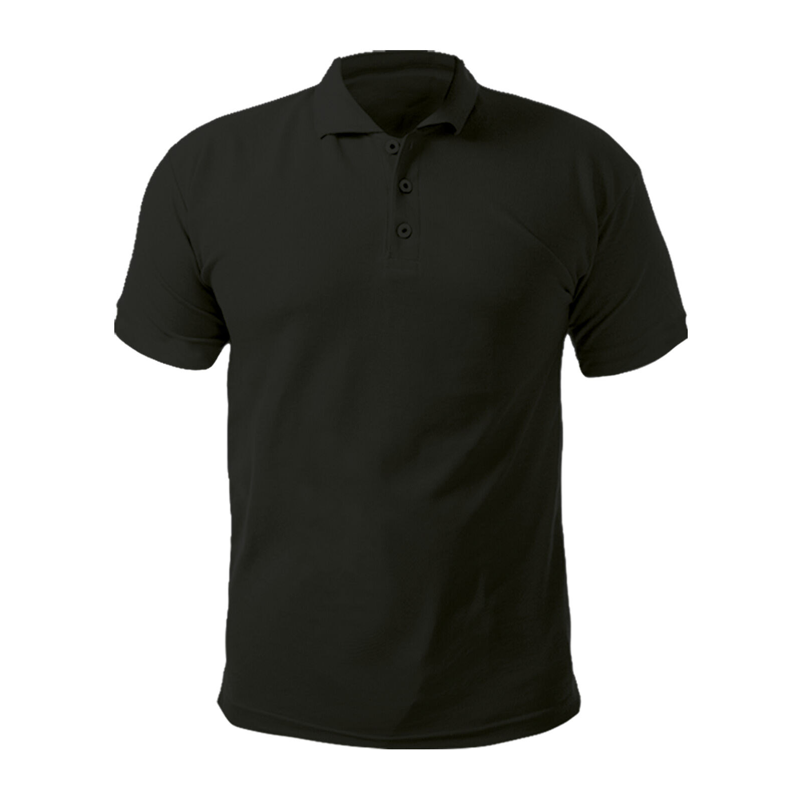 AÇELYA SİYAH POLO YAKA TİŞÖRT