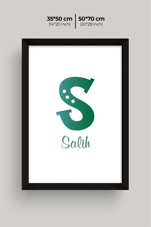 UV Baskılı Çocuk Odası 3'lü Ahşap MDF Tablo Seti - V10 50x70 cm - Siyah