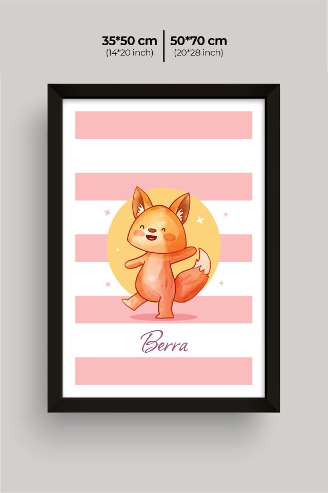 UV Baskılı Çocuk Odası 3'lü Ahşap MDF Tablo Seti - V13 Siyah - 35x50 cm