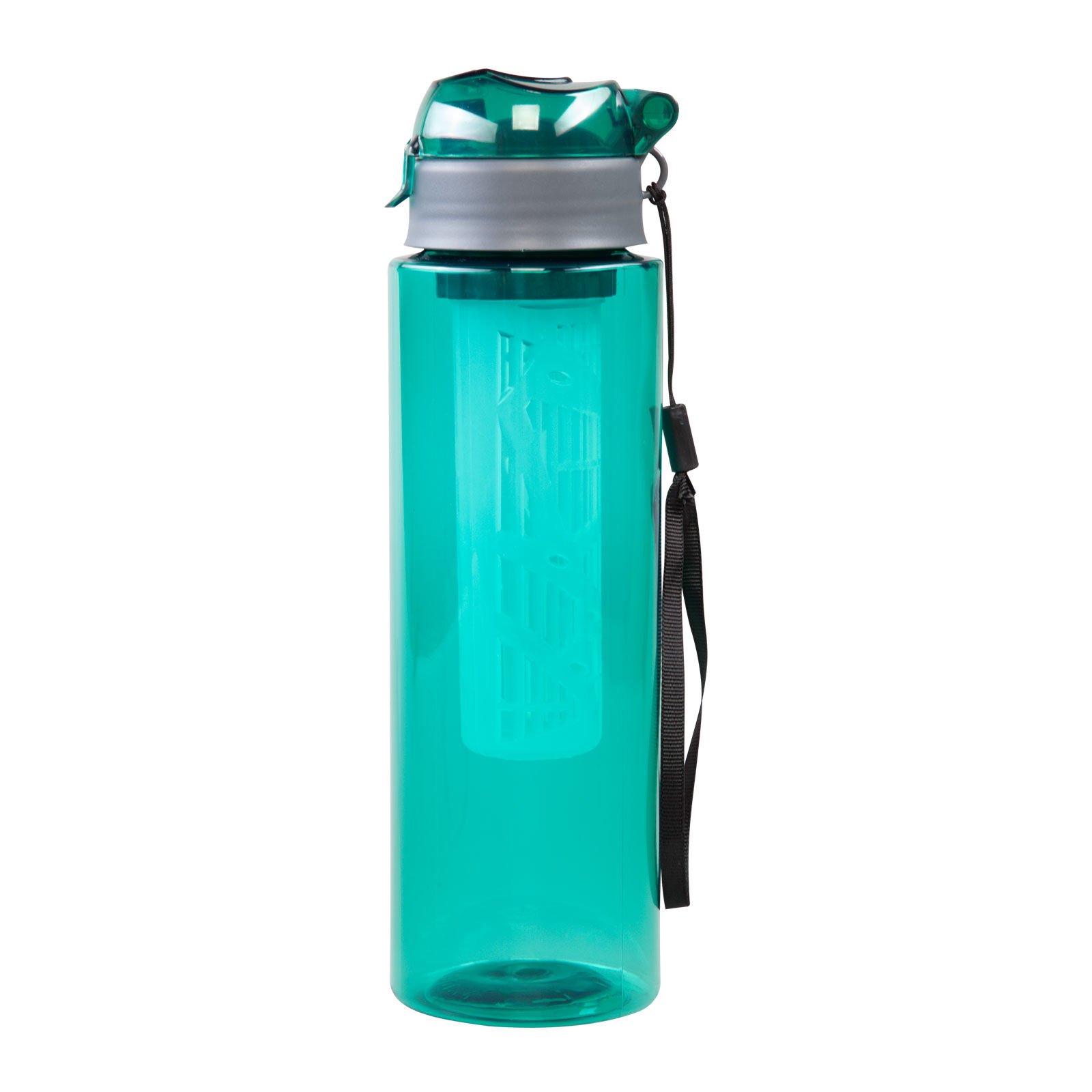 ERİKLİ SİYAH DETOKSLU SAN MATARA Turkuaz - 800 ML