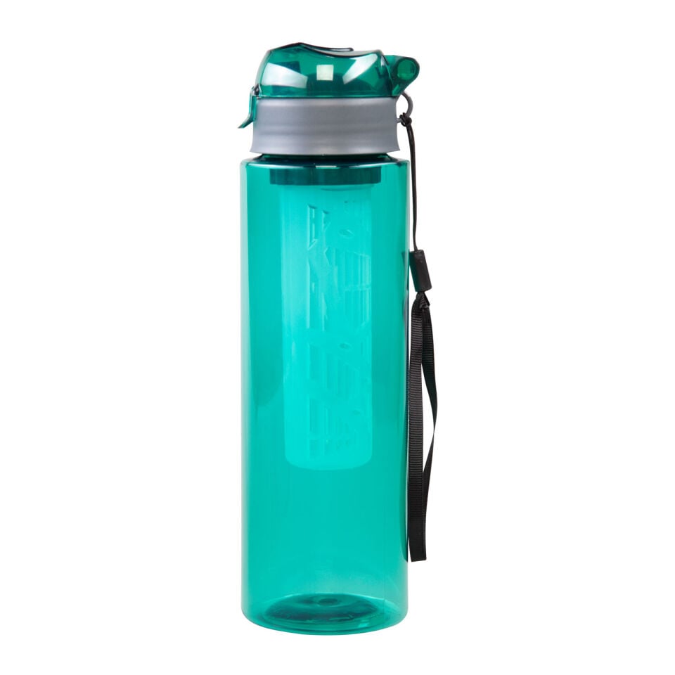ERİKLİ SİYAH DETOKSLU SAN MATARA Kırmızı - 800 ML