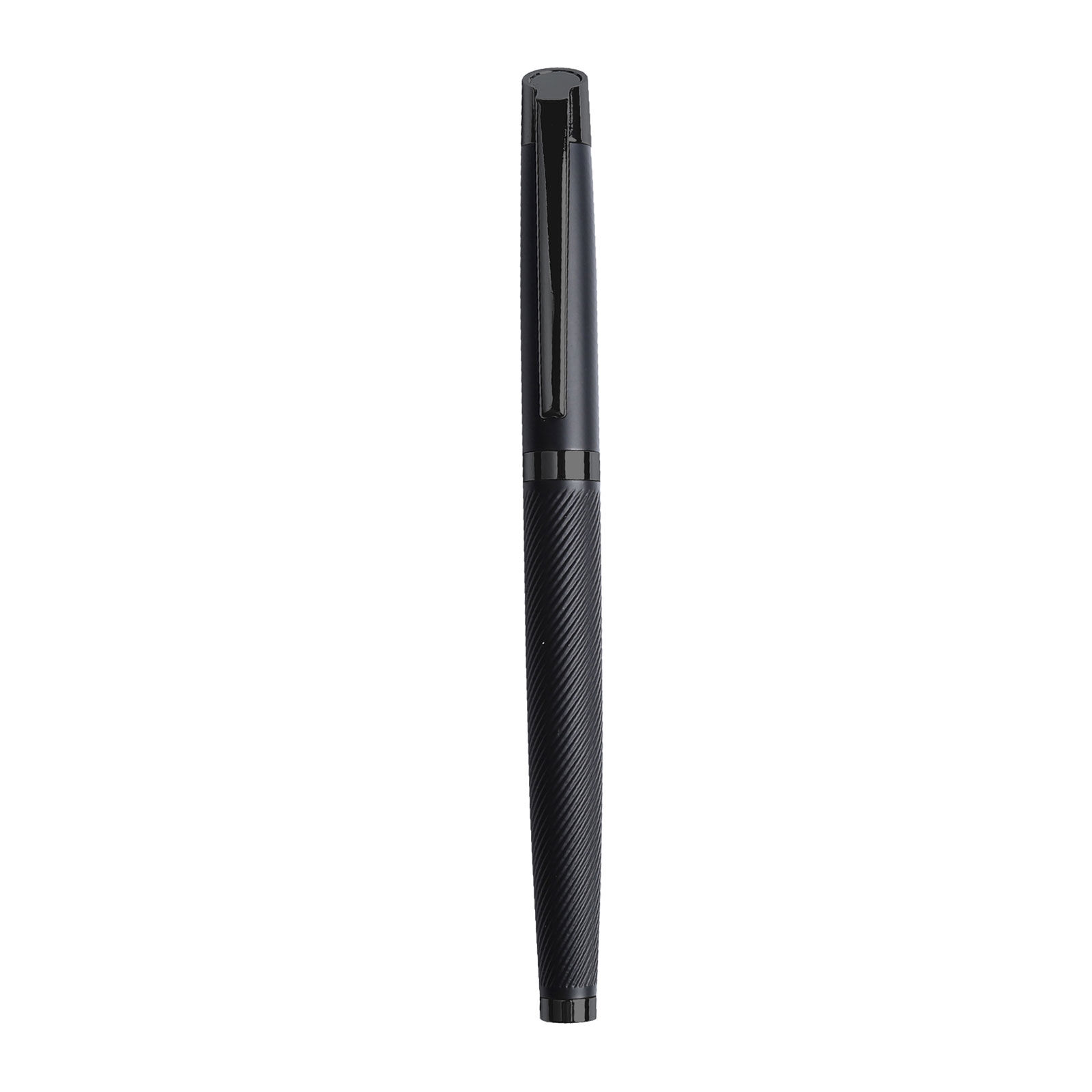 DÜZİÇİ SİYAH METAL ROLLER KALEM Siyah