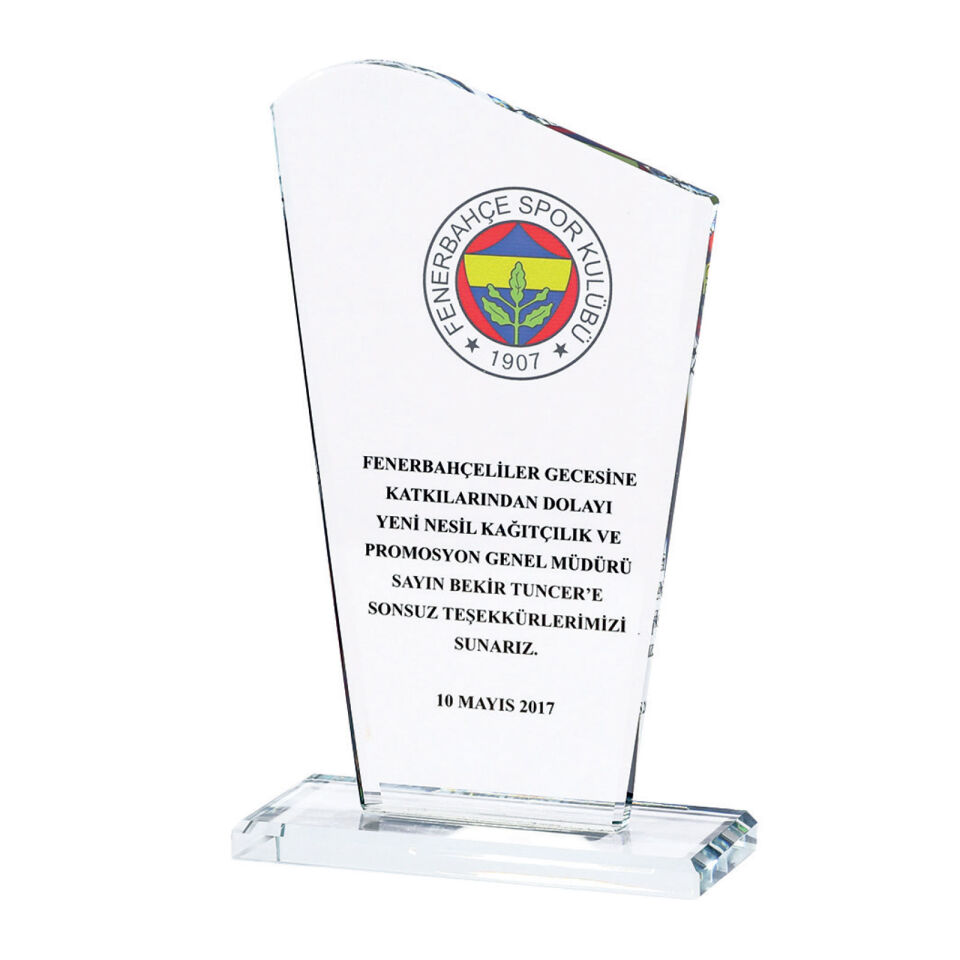 ÖNDER KRİSTAL PLAKET