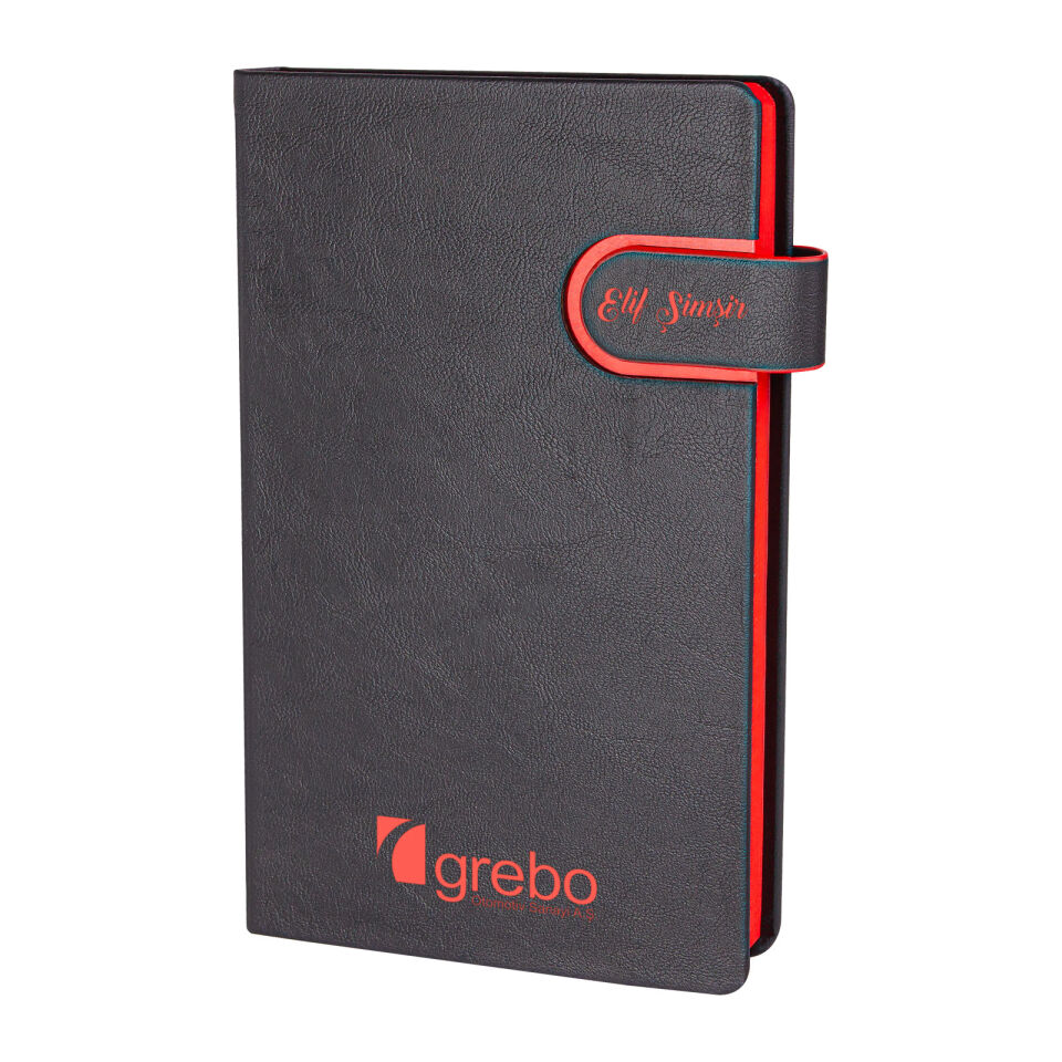 EMEK TARİHSİZ DEFTER Kırmızı - 13x21 CM