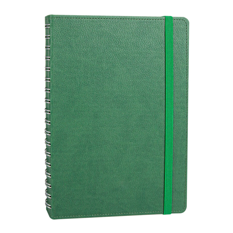ANITTEPE SİYAH TARİHLİ GİZLİ SPİRALLİ AJANDA Turuncu - 17X24 CM