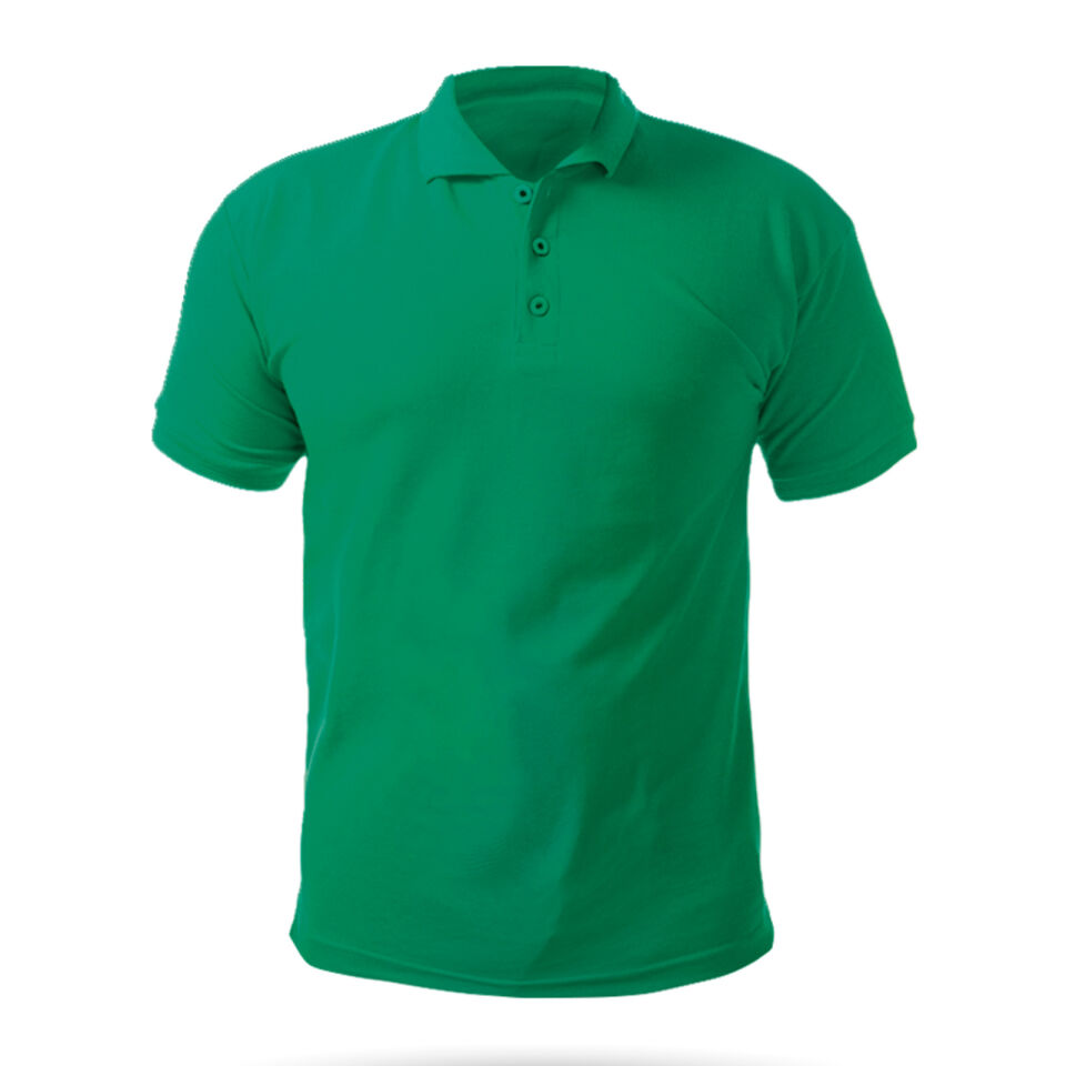 AÇELYA YEŞİL POLO YAKA TİŞÖRT Yeşil - XXL