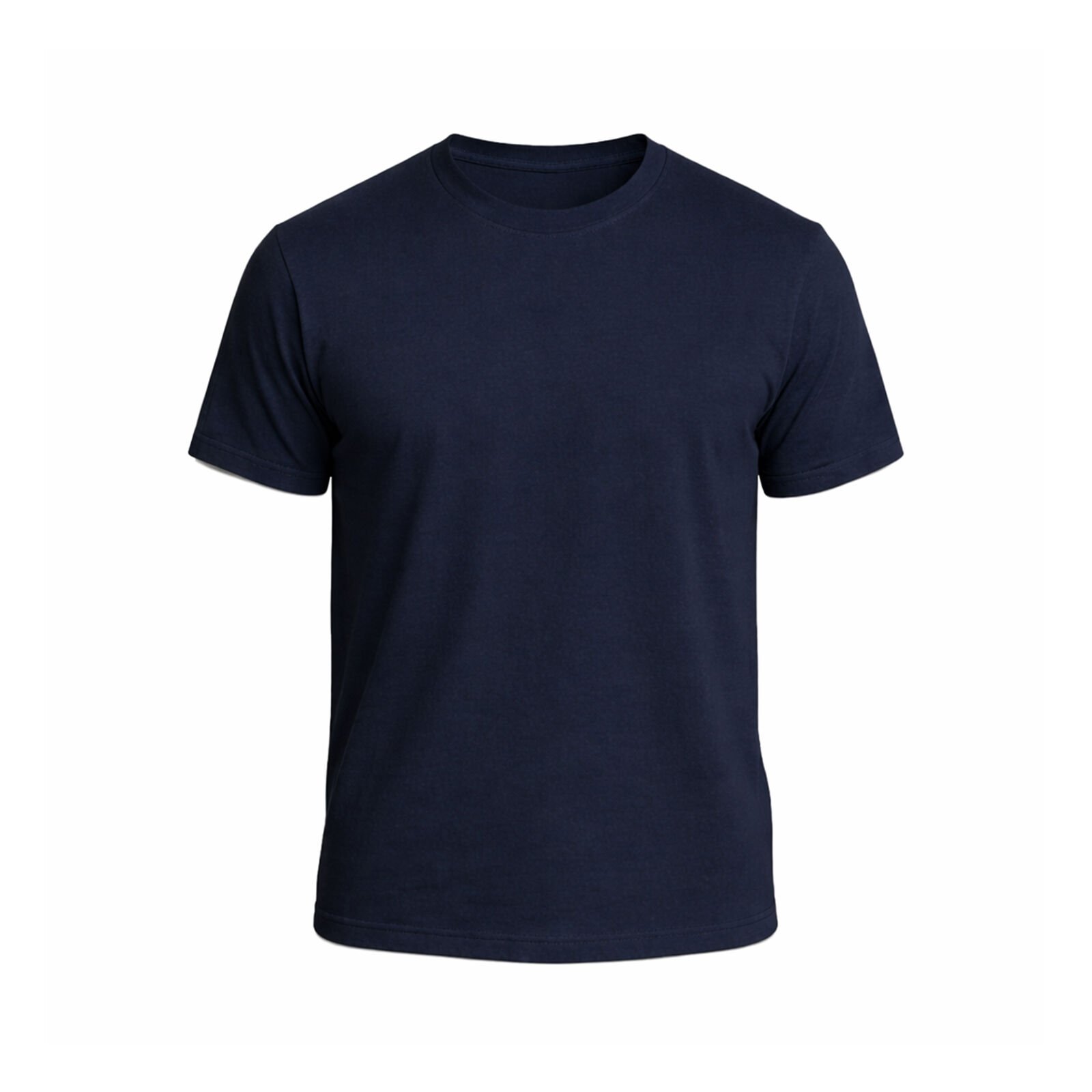 NERGİS LACİVERT SIFIR YAKA TİŞÖRT Lacivert - XXL