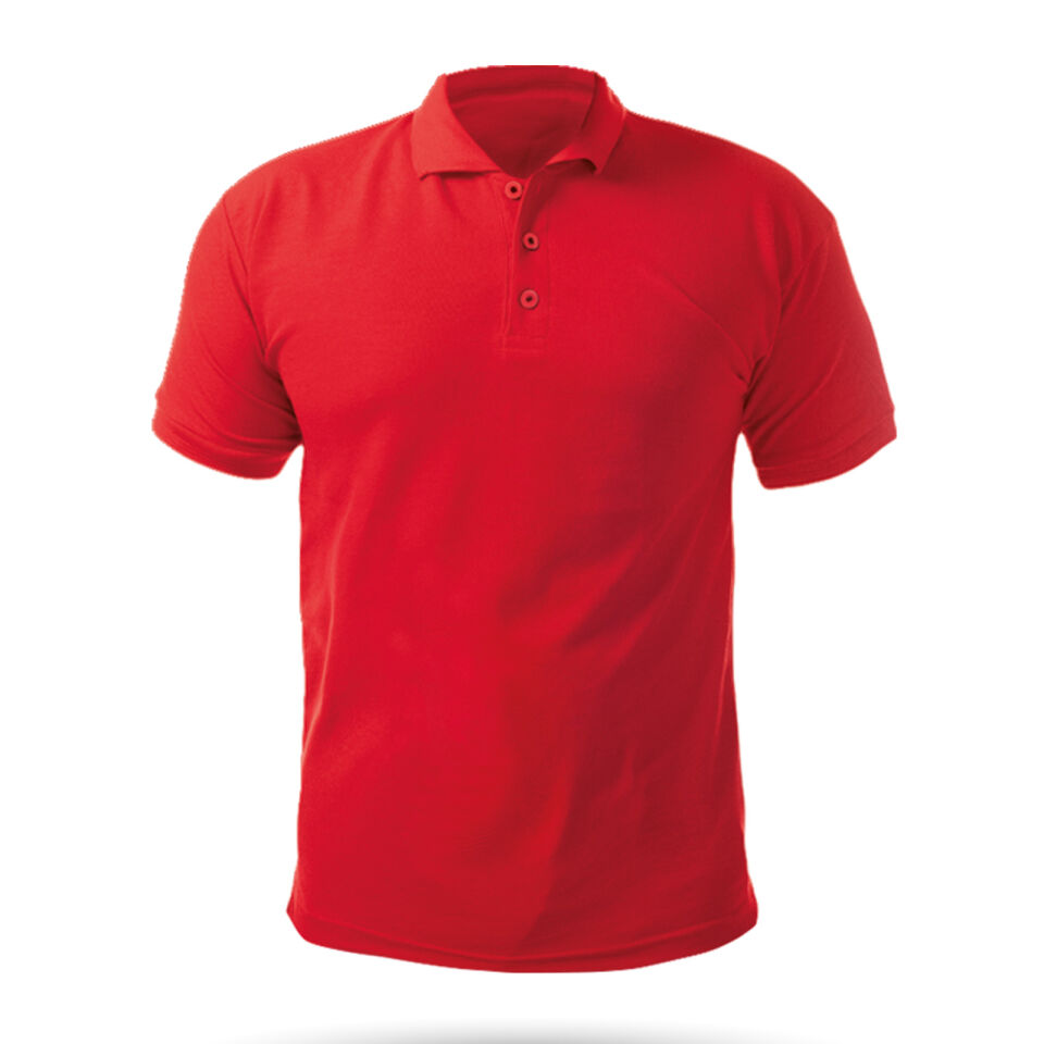 AÇELYA KIRMIZI POLO YAKA TİŞÖRT Kırmızı - XXL