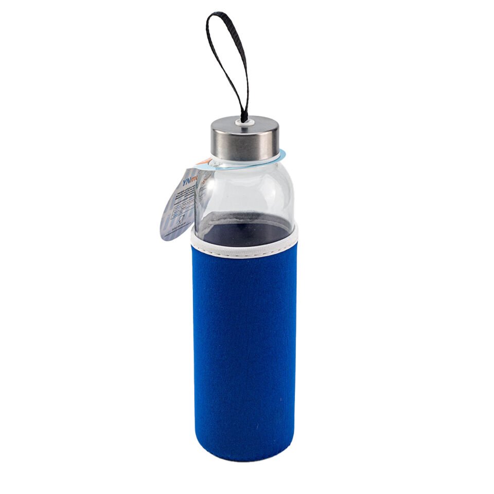 LADOGA SİYAH CAM MATARA Lacivert - 550 ML