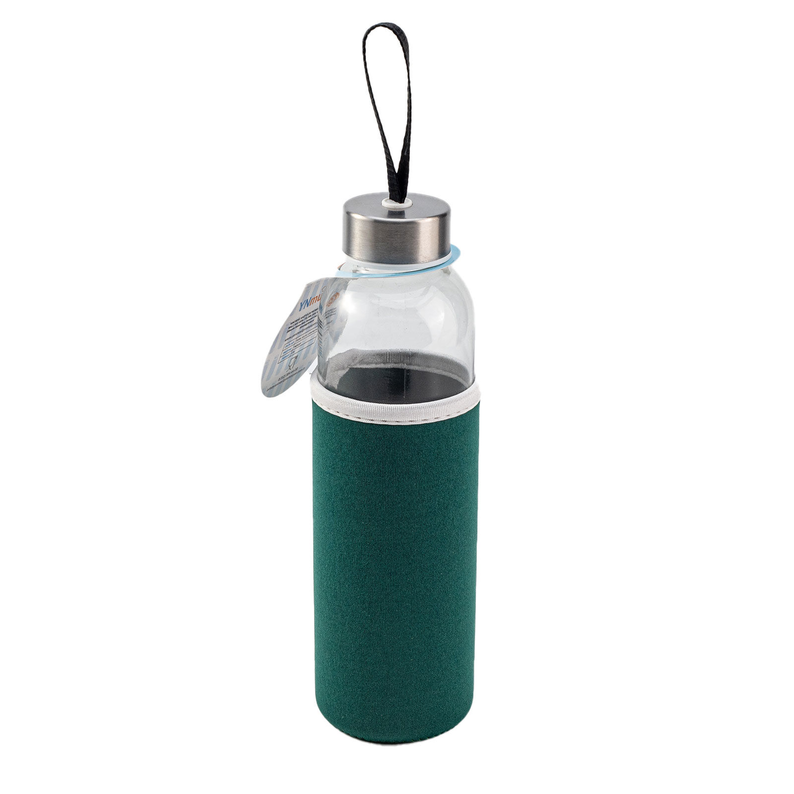 LADOGA SİYAH CAM MATARA Yeşil - 550 ML