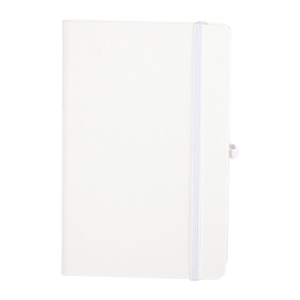 DIŞKAPI SİYAH TARİHSİZ DEFTER Beyaz - 13x21 CM