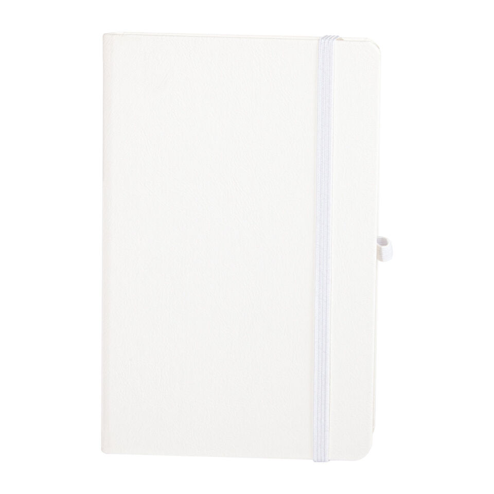 DIŞKAPI SİYAH TARİHSİZ DEFTER Beyaz - 13x21 CM