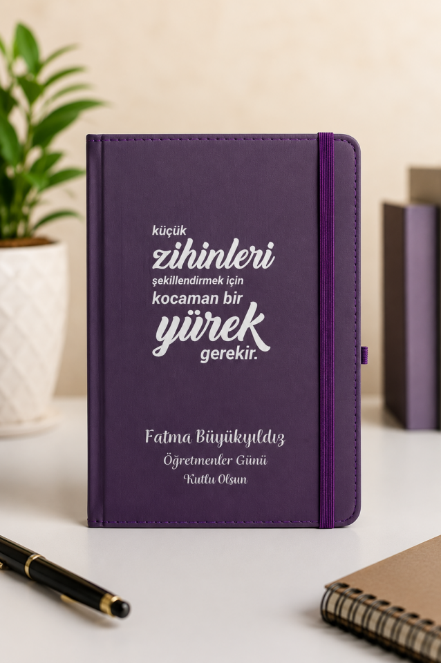 Kişiye Özel Defter , Öğretmenler Günü ve Özel Günler İçin Hediye Defter  , Özelleştirilebilir Defter