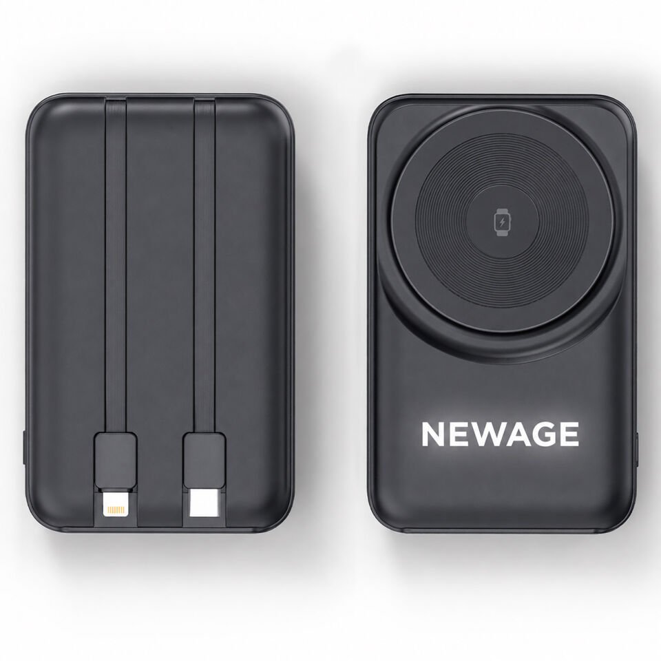 KÜÇÜKLER 10.000 MAH SİYAH MAGSAFE  ve  WIRELESS POWERBANK