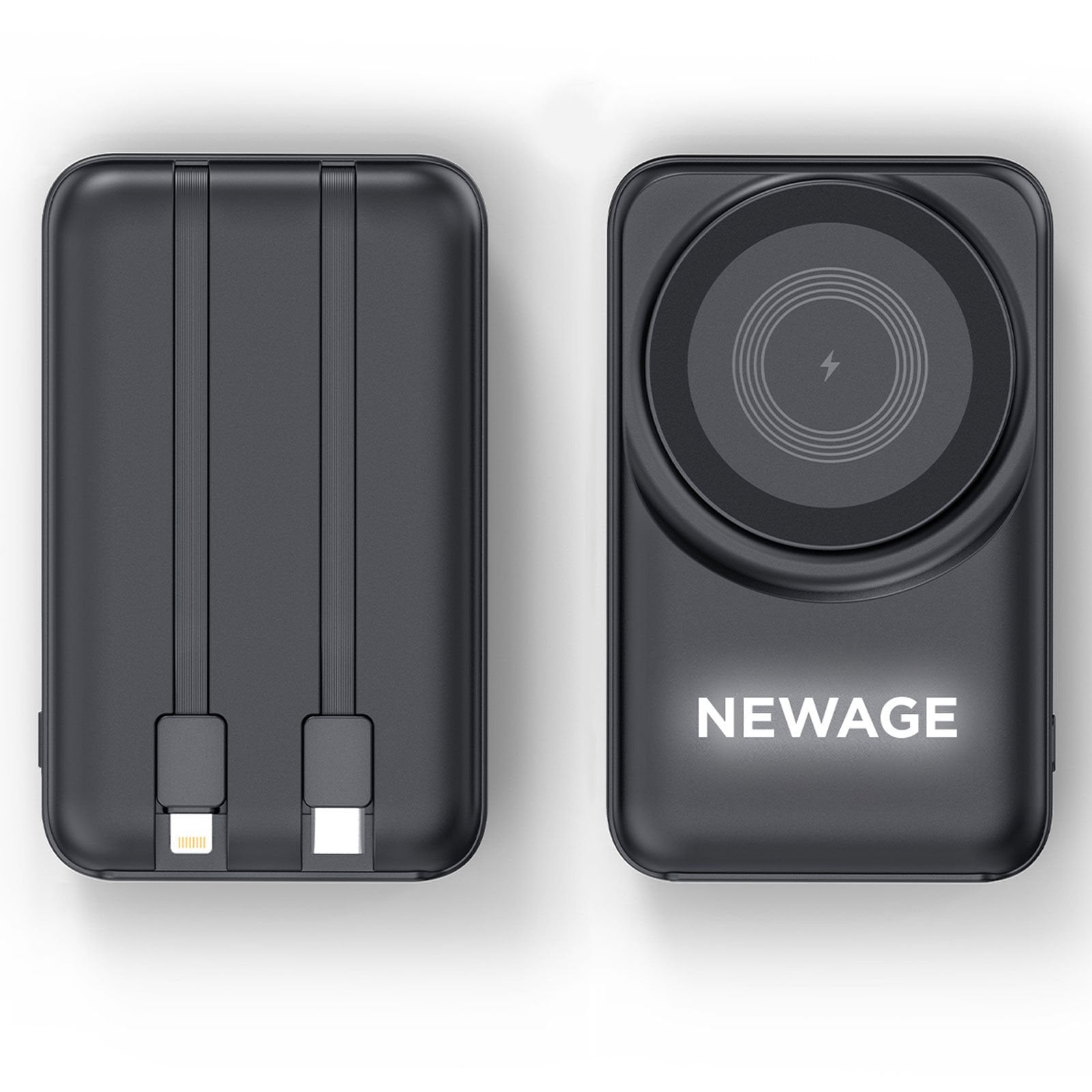 KÜÇÜKLER 10.000 MAH SİYAH MAGSAFE  ve  WIRELESS POWERBANK