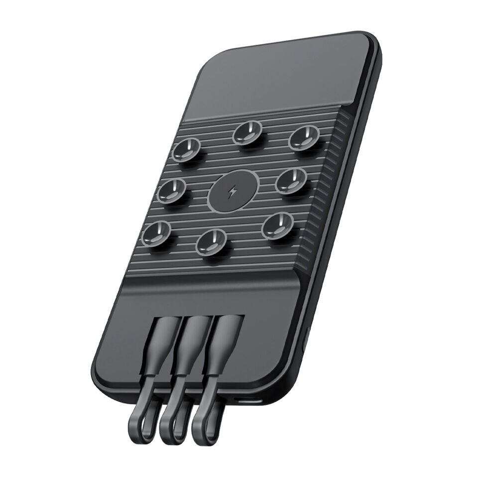 ÇİRİŞ 10.000 MAH SİYAH WIRELESS STANDLI POWERBANK