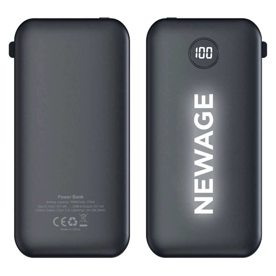 ÖLÜDENİZ 10.000 MAH SİYAH POWERBANK