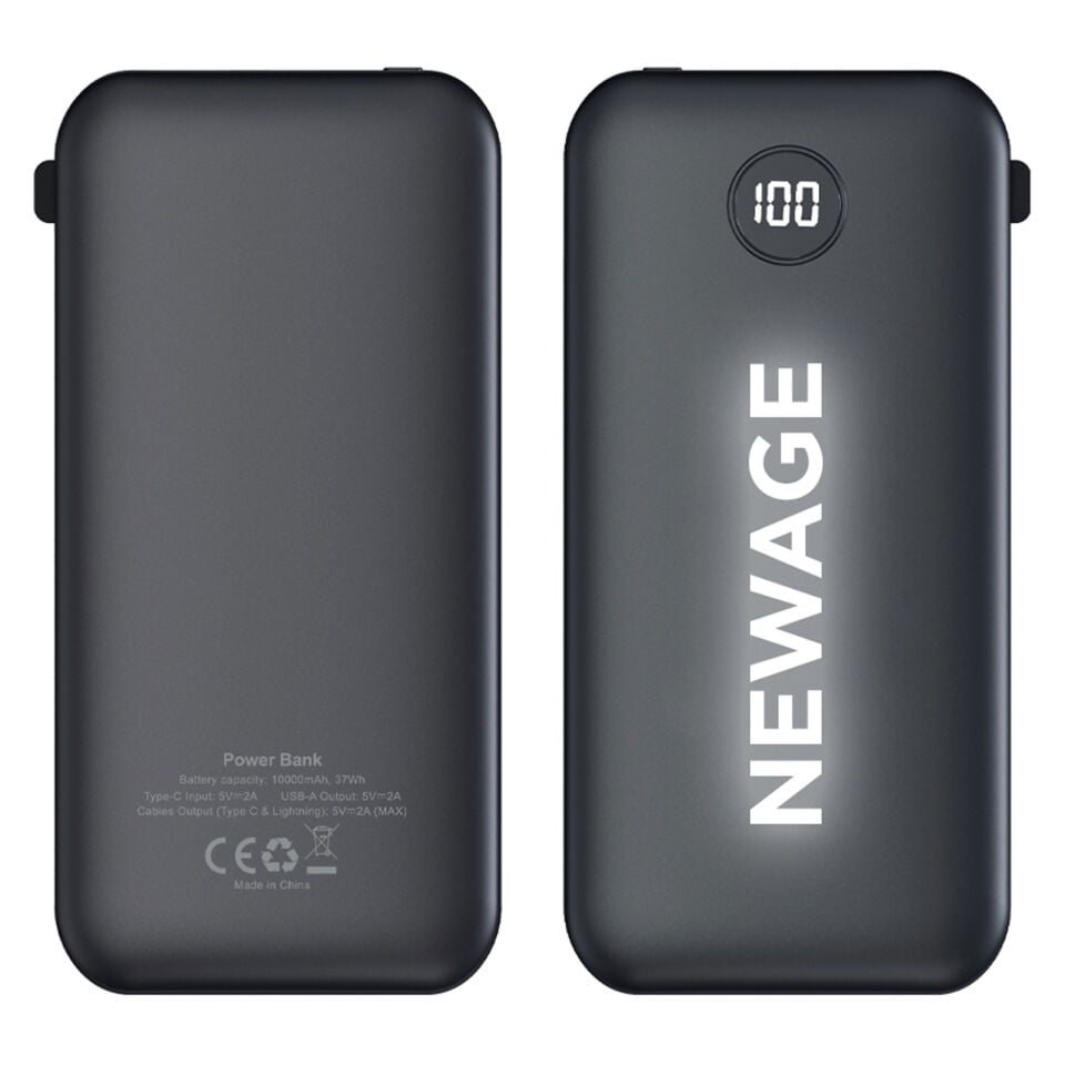 ÖLÜDENİZ 10.000 MAH SİYAH POWERBANK
